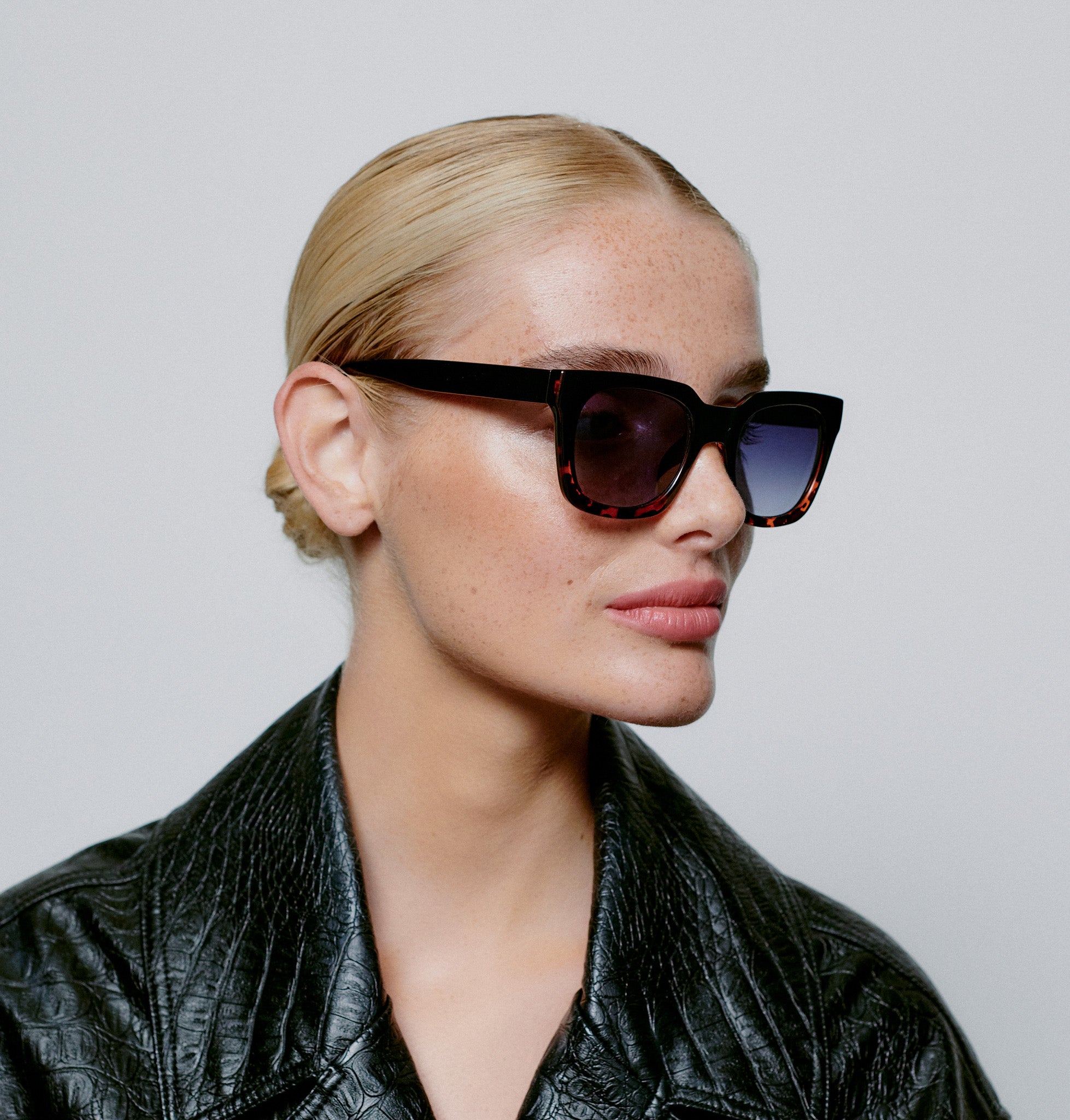 Nancy - Black Demi Tortoise