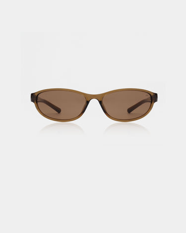 Cat-eye brune A.Kjærbede solbriller med brun glas