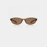 Cat-eye brune A.Kjærbede solbriller med brun glas