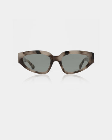 Cat-eye solbriller i brun stel foran