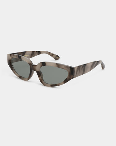 Cat-eye solbriller i brun stel fra siden