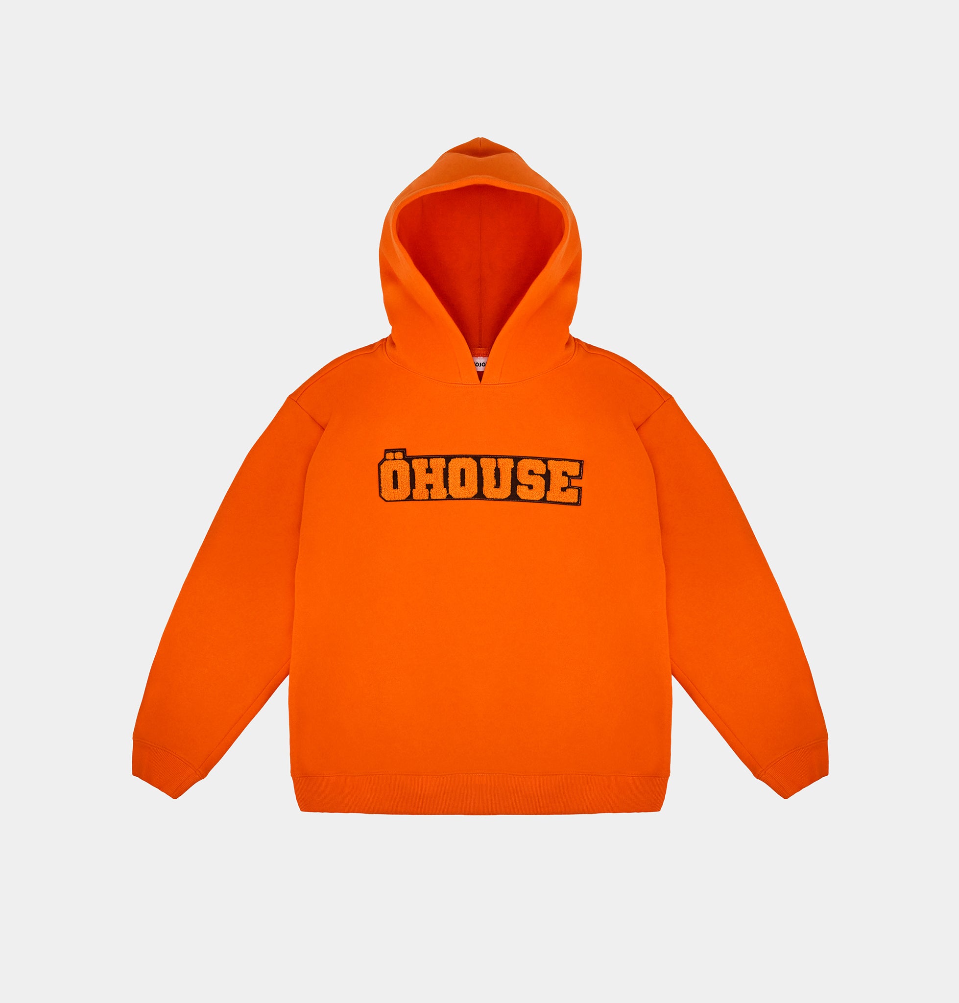 Orange öhouse hoodie forfra