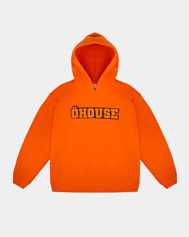 Orange öhouse hoodie forfra